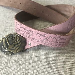 Velvet messiah hand crafted leather belt